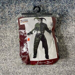 Jokes on You Adult Medium 40-42 Halloween Costume Joker California Costume Mask+